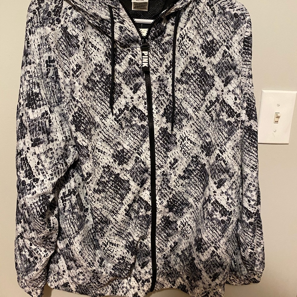 Pink Windbreaker Jacket